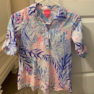 Lilly Pulitzer girls cover up/ dress